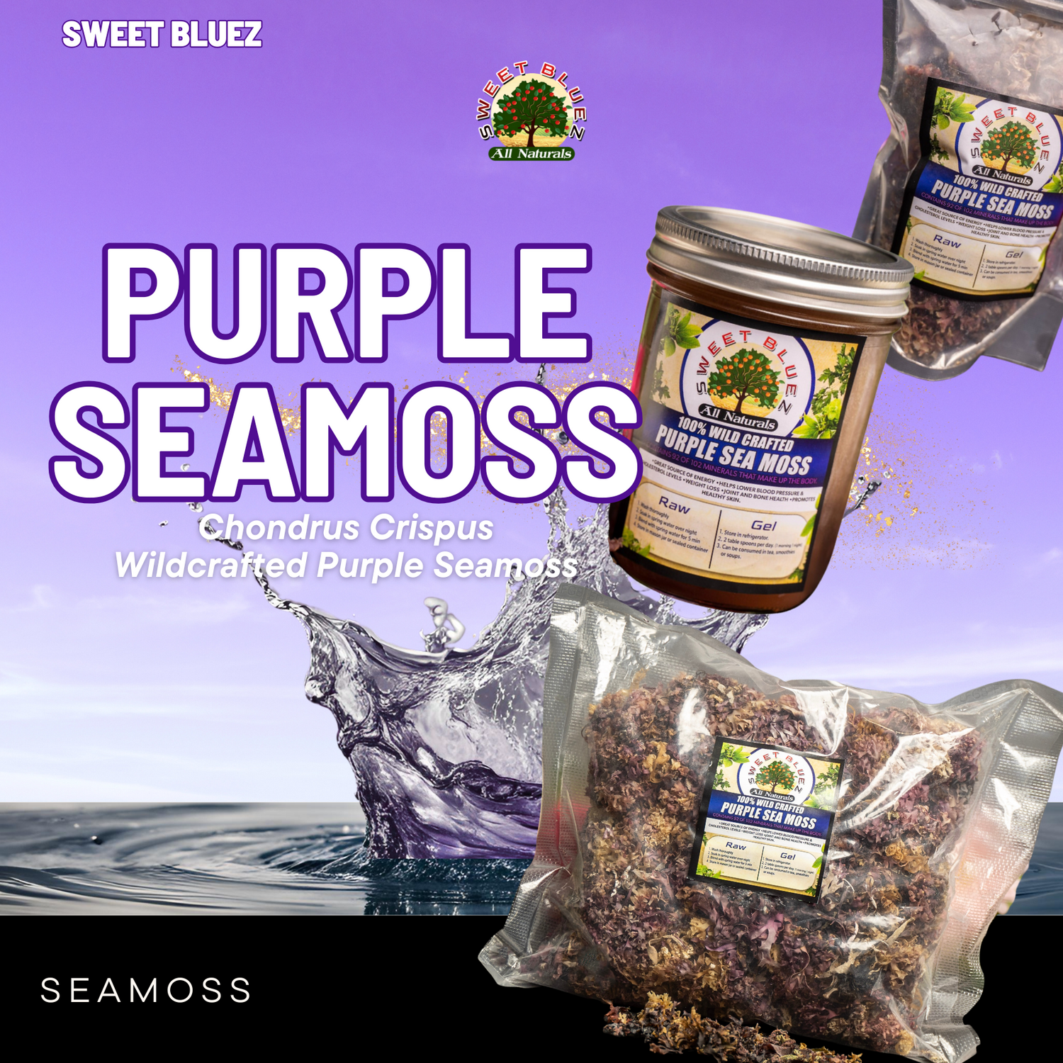 Sea Moss, Benefits of seamoss, purple sea moss, wild crafted sea moss, chondrus crispus, seamoss gel, raw sea moss for sale, dr sebi, Irish gold sea moss, seamoss benefits