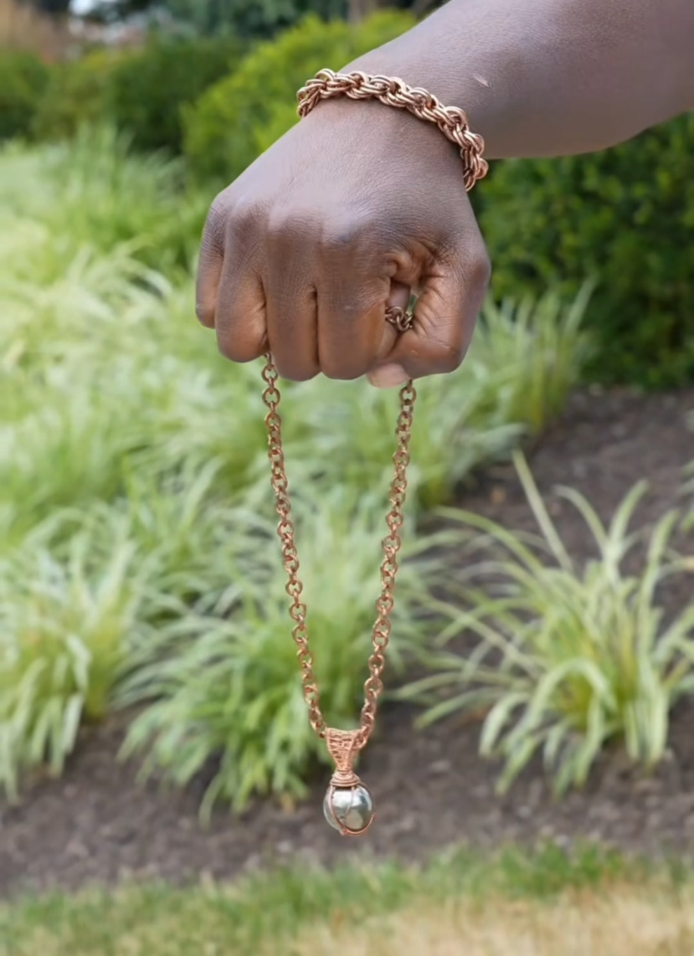 Jewelry: Copper Necklace (18")