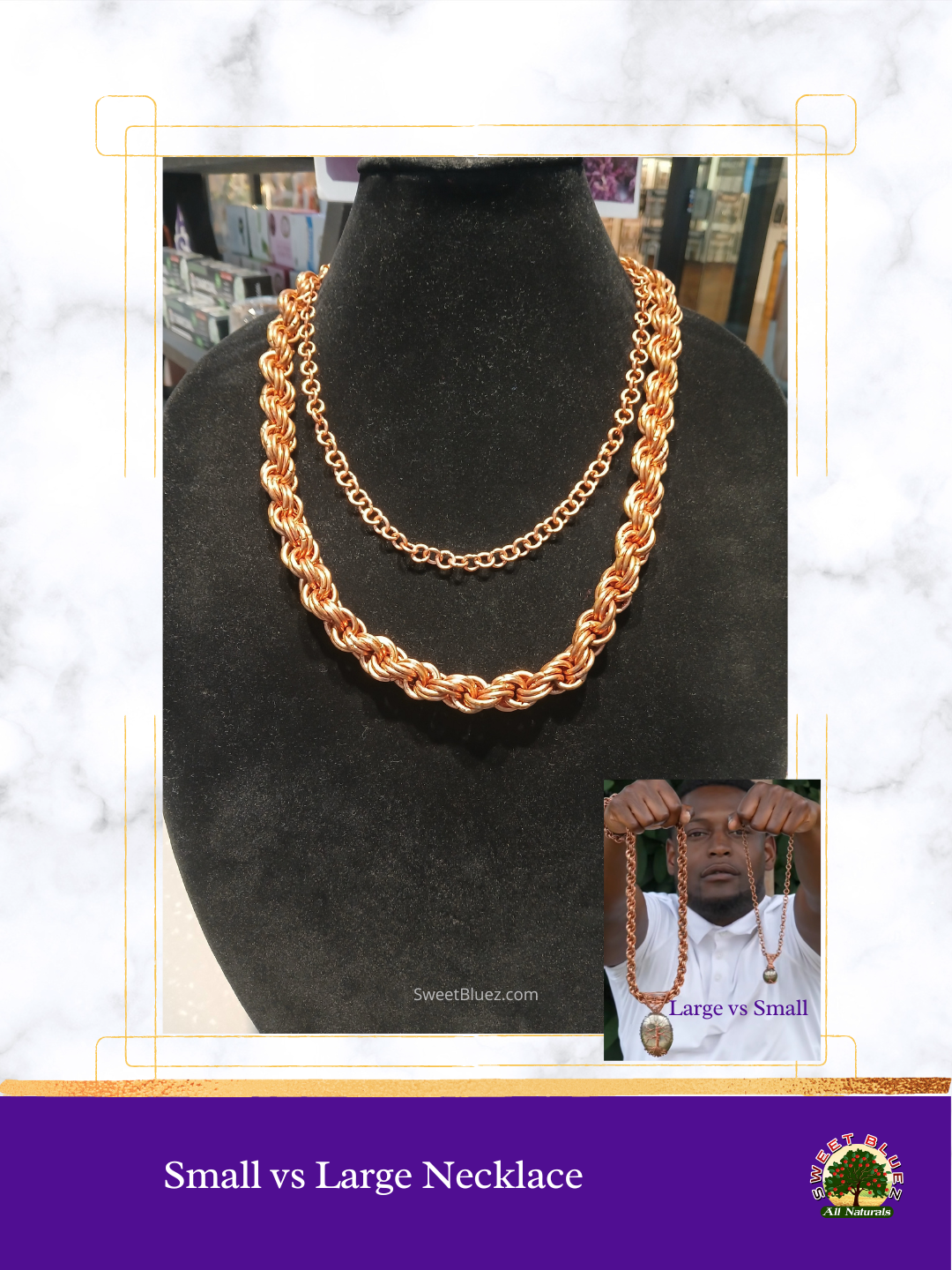 Copper necklace, copper chain, crystal jewelry, benefits of copper