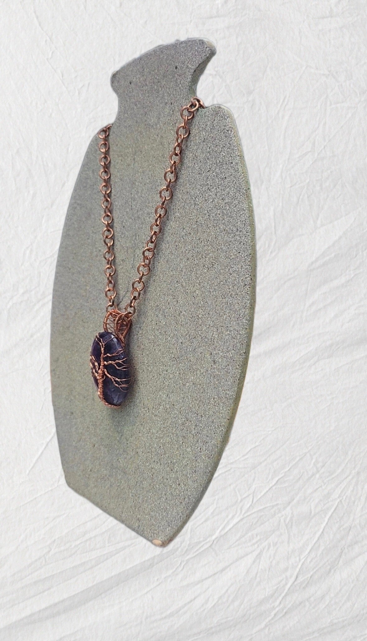 Copper Wrapped Amethyst