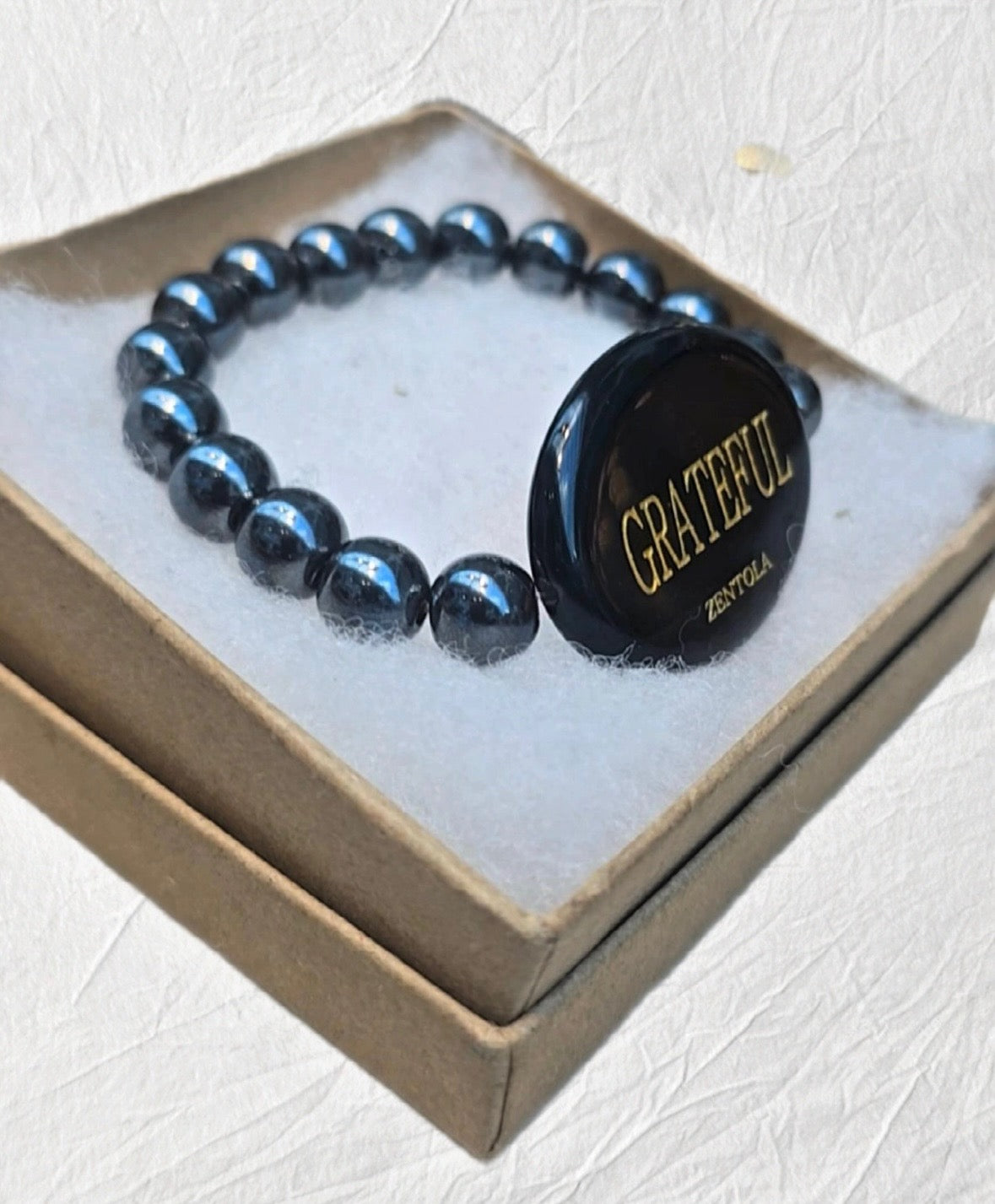 Hematite Grateful Bracelet