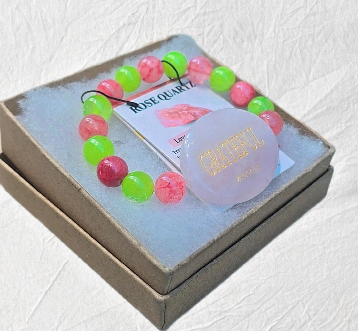 Grateful Rose Quartz Bracelet