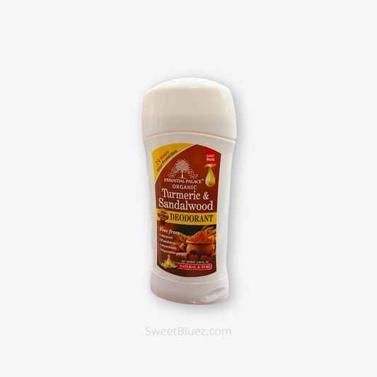 Natural Deodorant, Herbal deodorant, aluminum free deodorant, Turmeric and Sandalwood