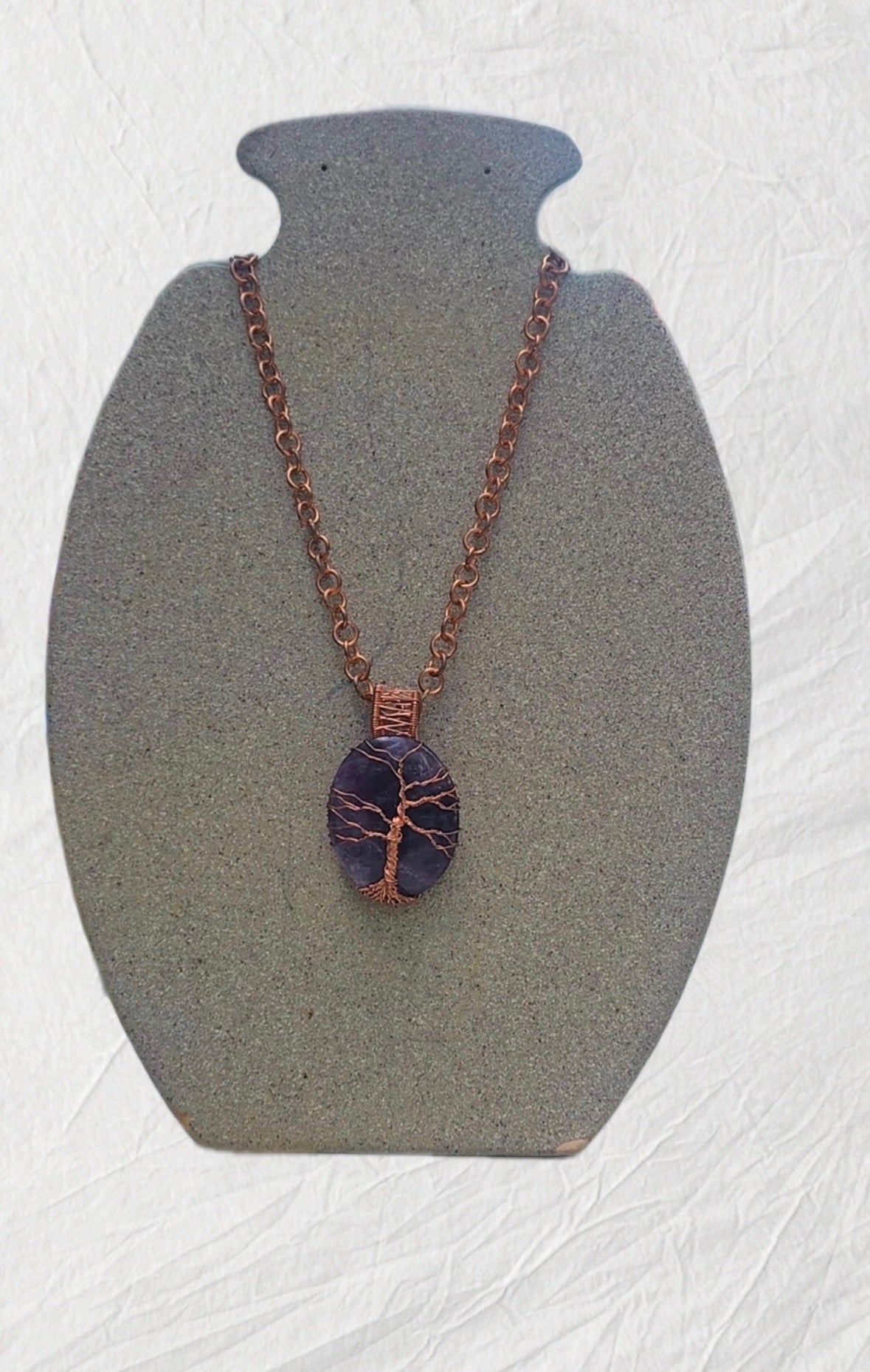 Copper Wrapped Amethyst
