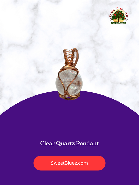 Jewelry: Clear Quartz Pendant