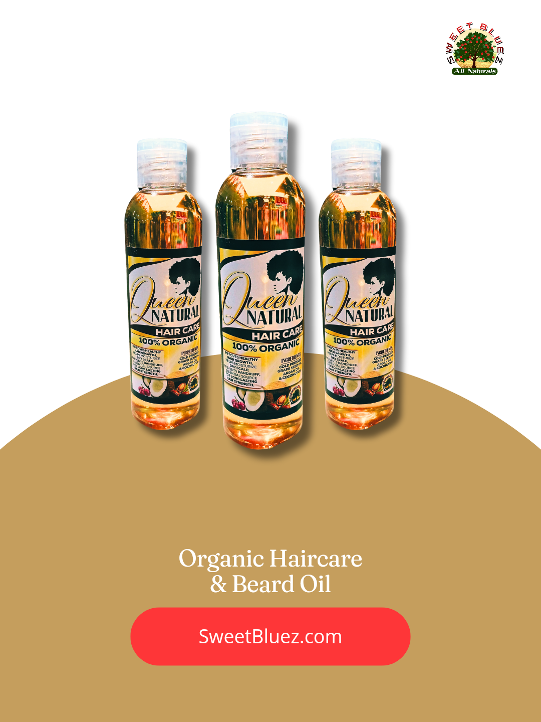 Natural hair care oil, natural beard oil, hair growth, beard fullness