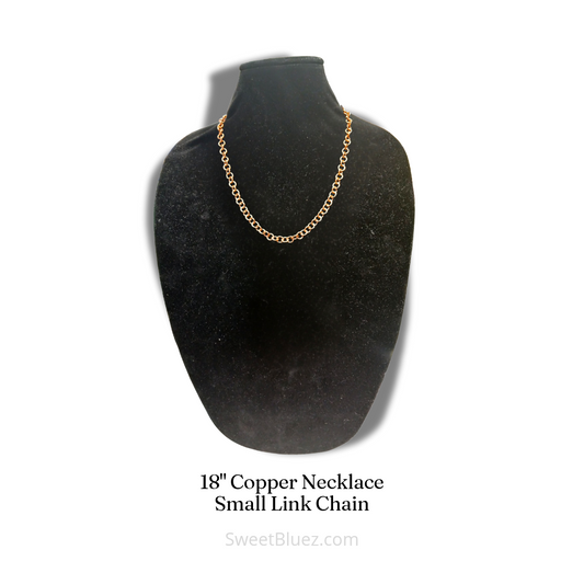 Copper necklace, copper chain, crystal jewelry, benefits of copper