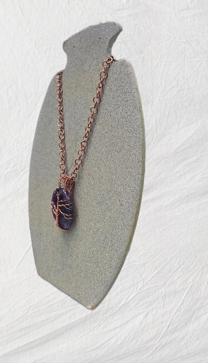 Copper Wrapped Amethyst