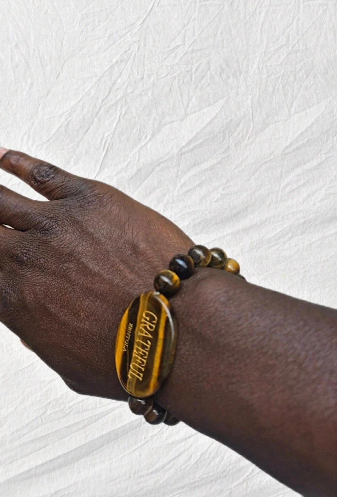 Z.Energy Tigers Eye Grateful Bracelet