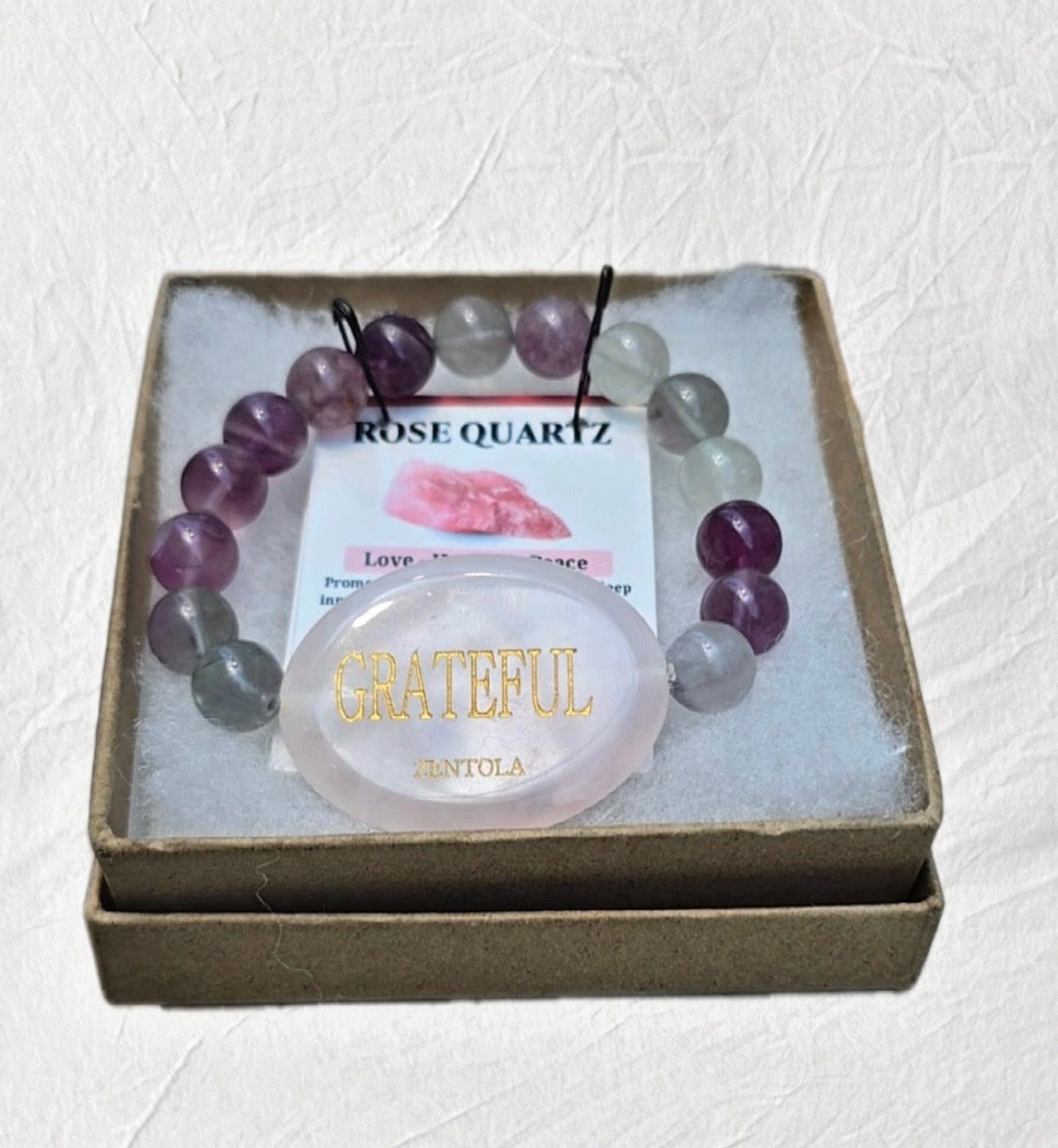 Rose Quartz Grateful Bracelet