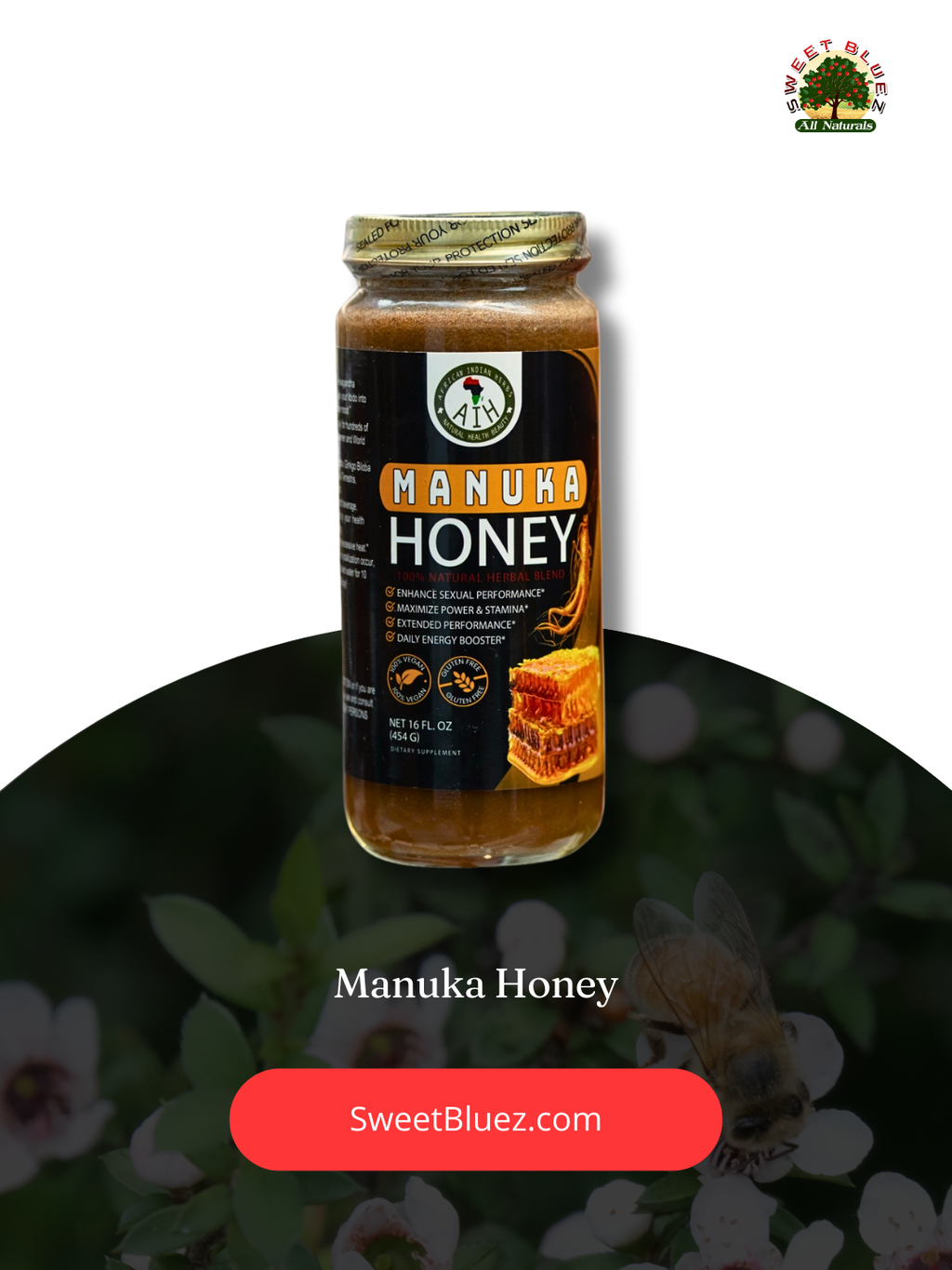 Manuka Honey, herbal honey, antimicrobial