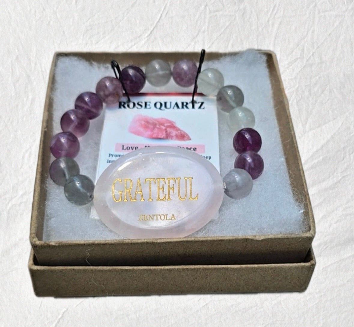 Rose Quartz Grateful Bracelet