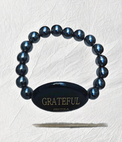 Hematite Grateful Bracelet