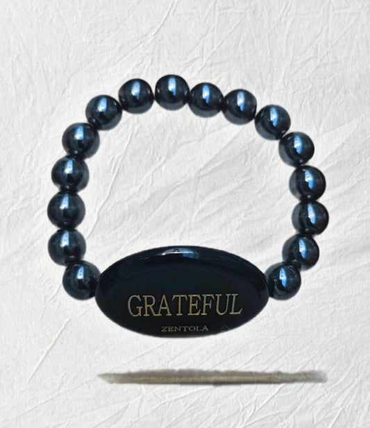 Grateful Hematite Bracelet