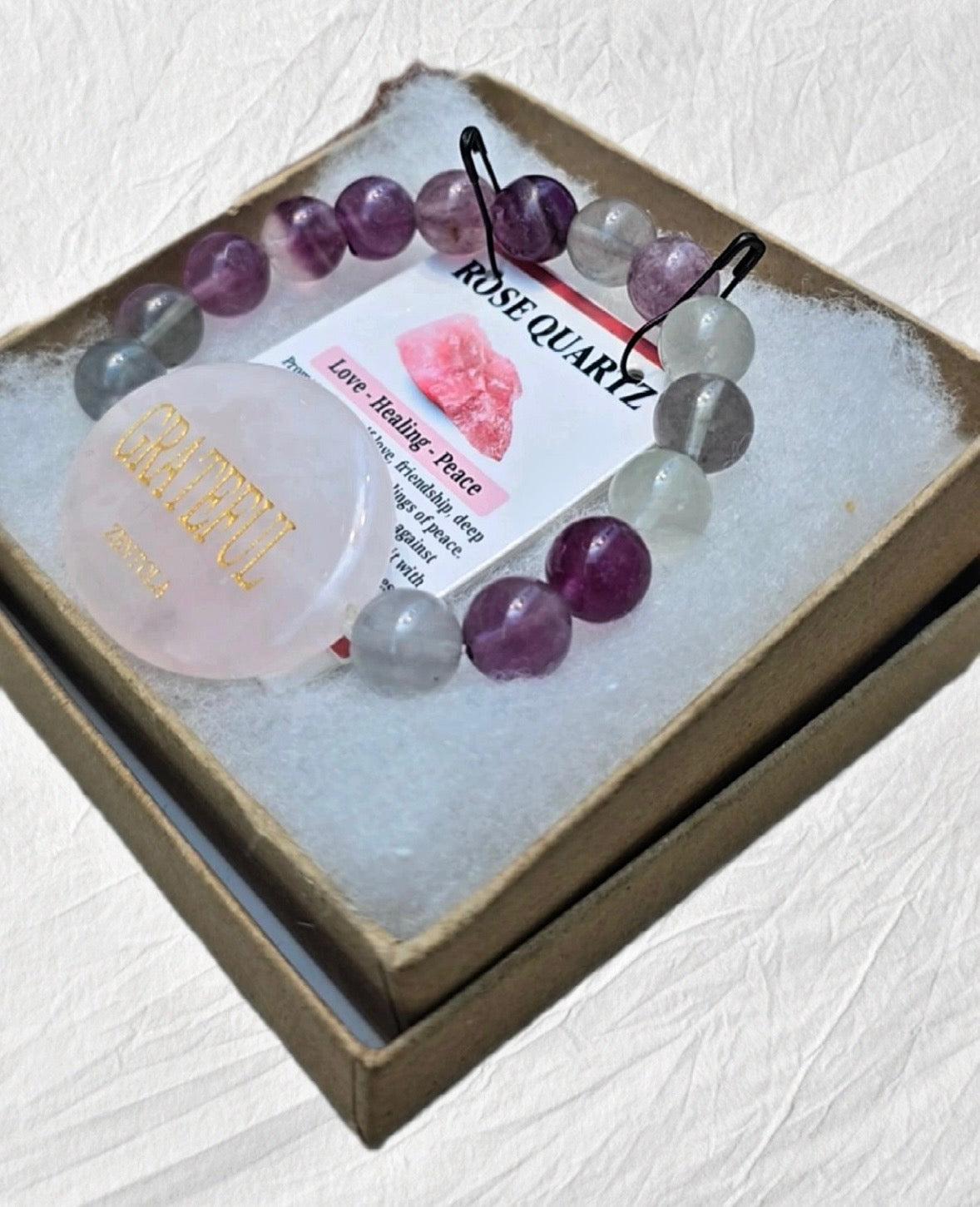 Rose Quartz Grateful Bracelet