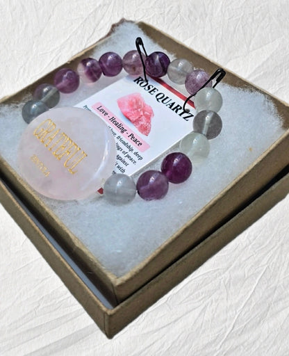 Rose Quartz Grateful Bracelet