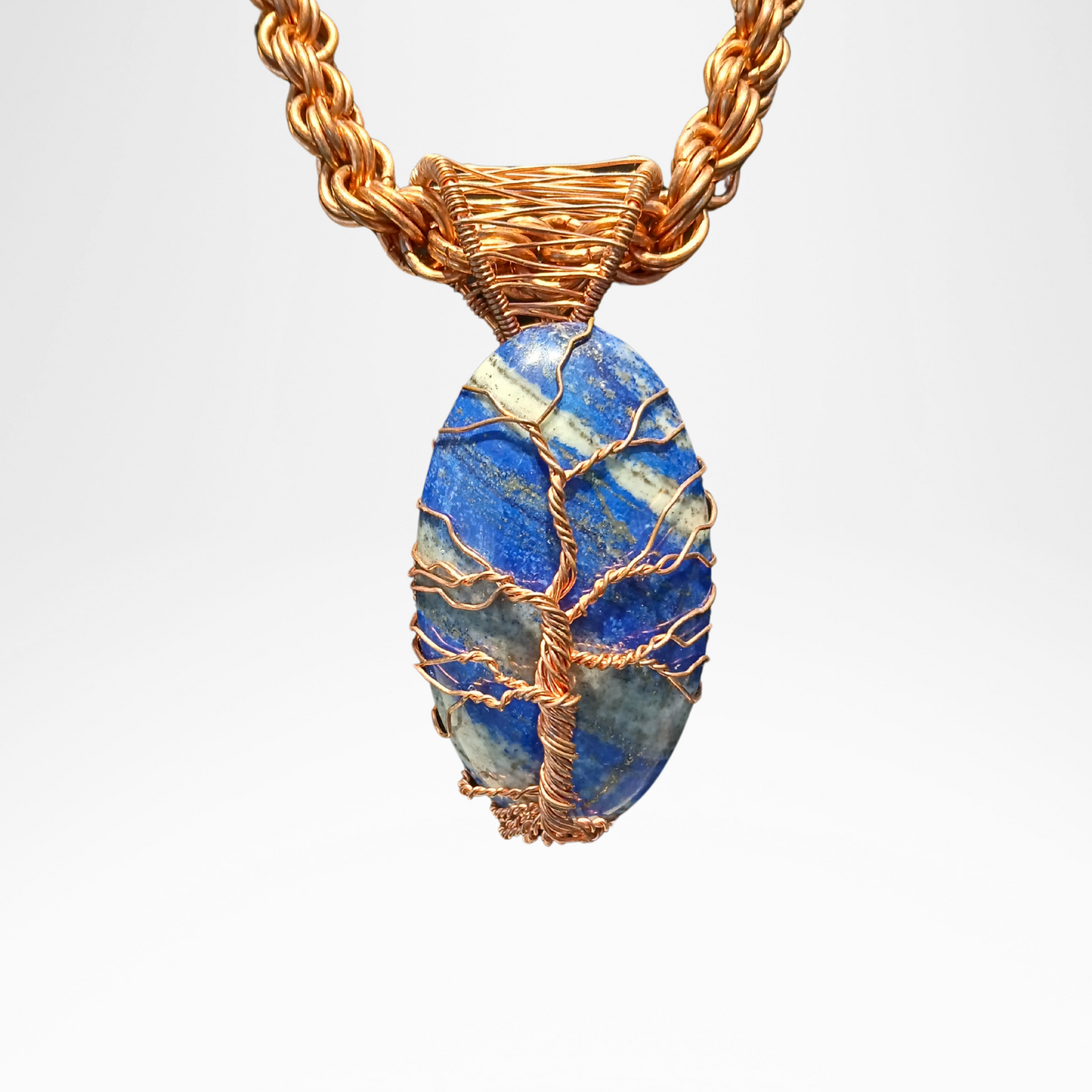 Jewelry: Tree of Life Pendant Lapis Lazuli