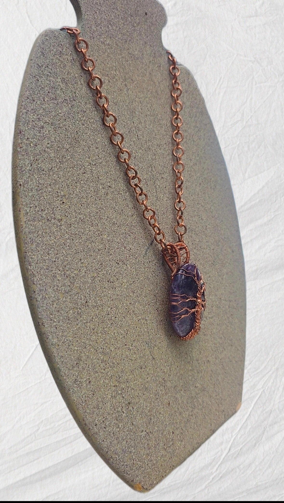 Copper Wrapped Amethyst