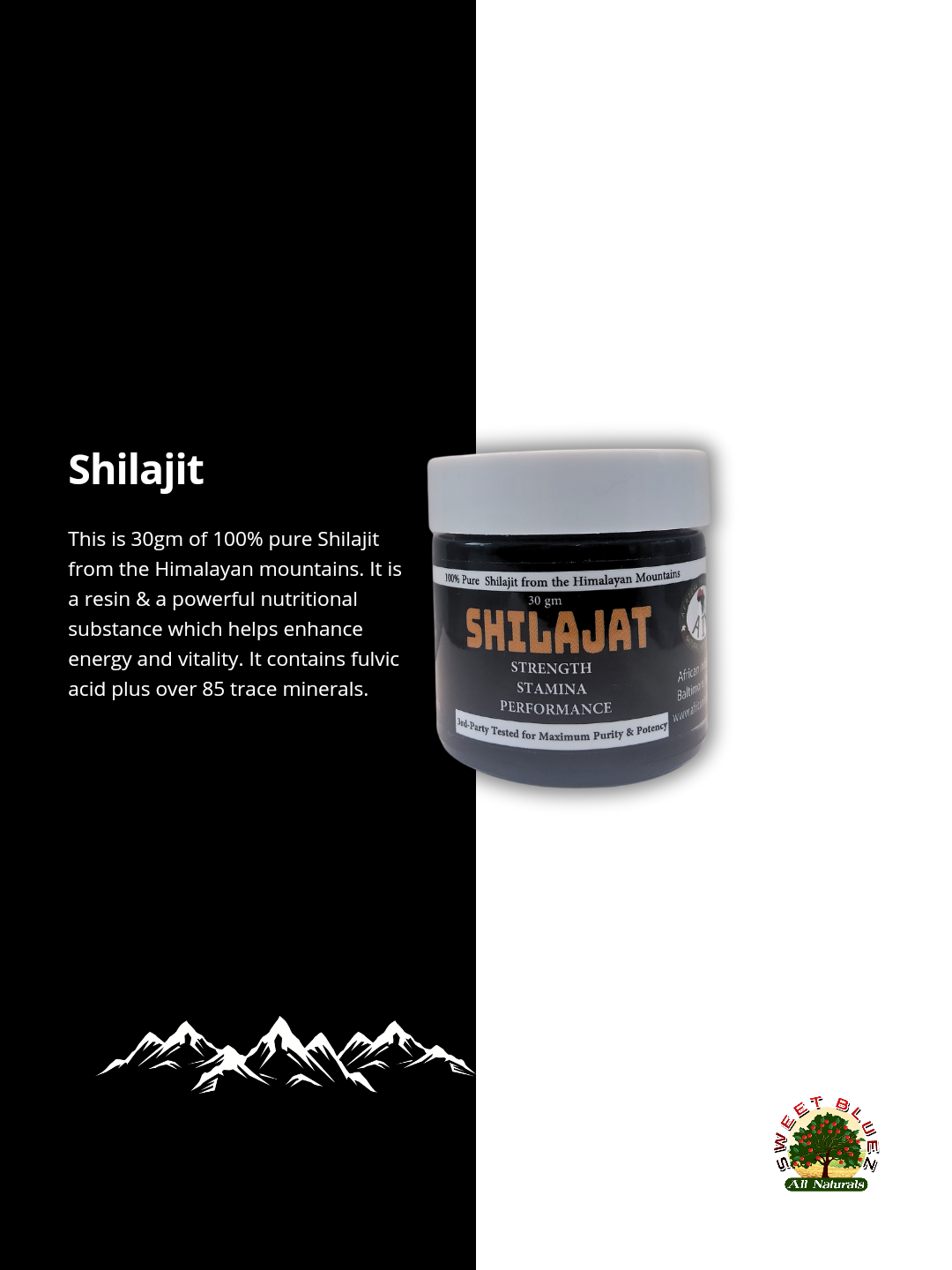 Shilajat Shilajit Himalayan mountain