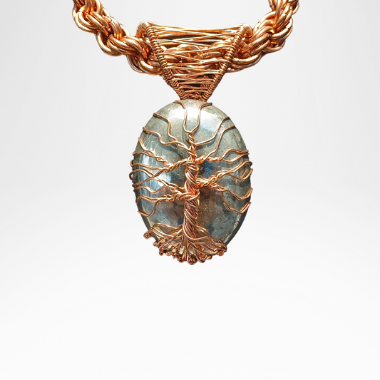 Jewelry: Tree of Life Pendant Pyrite