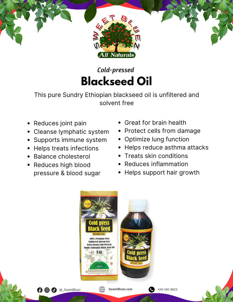 Black Seed Oil (Cold Pressed)