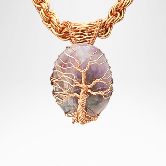 Jewelry: Tree of Life Pendant Amethyst