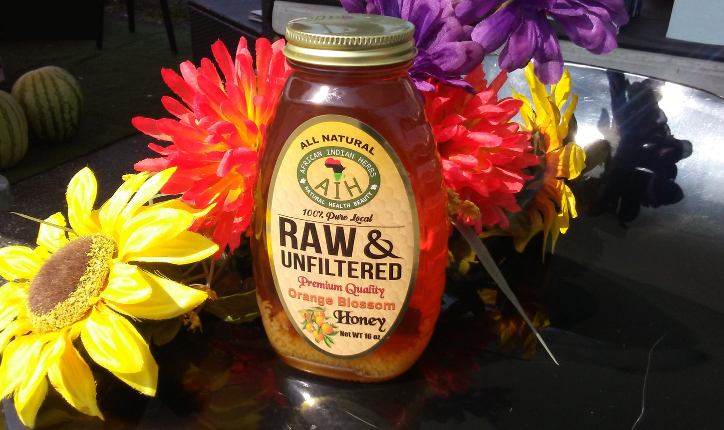 Raw unfiltered honey, organic honey, natural honey